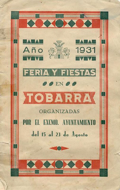 Feria y fiestas en honor a San Roque 1931 Tobarra